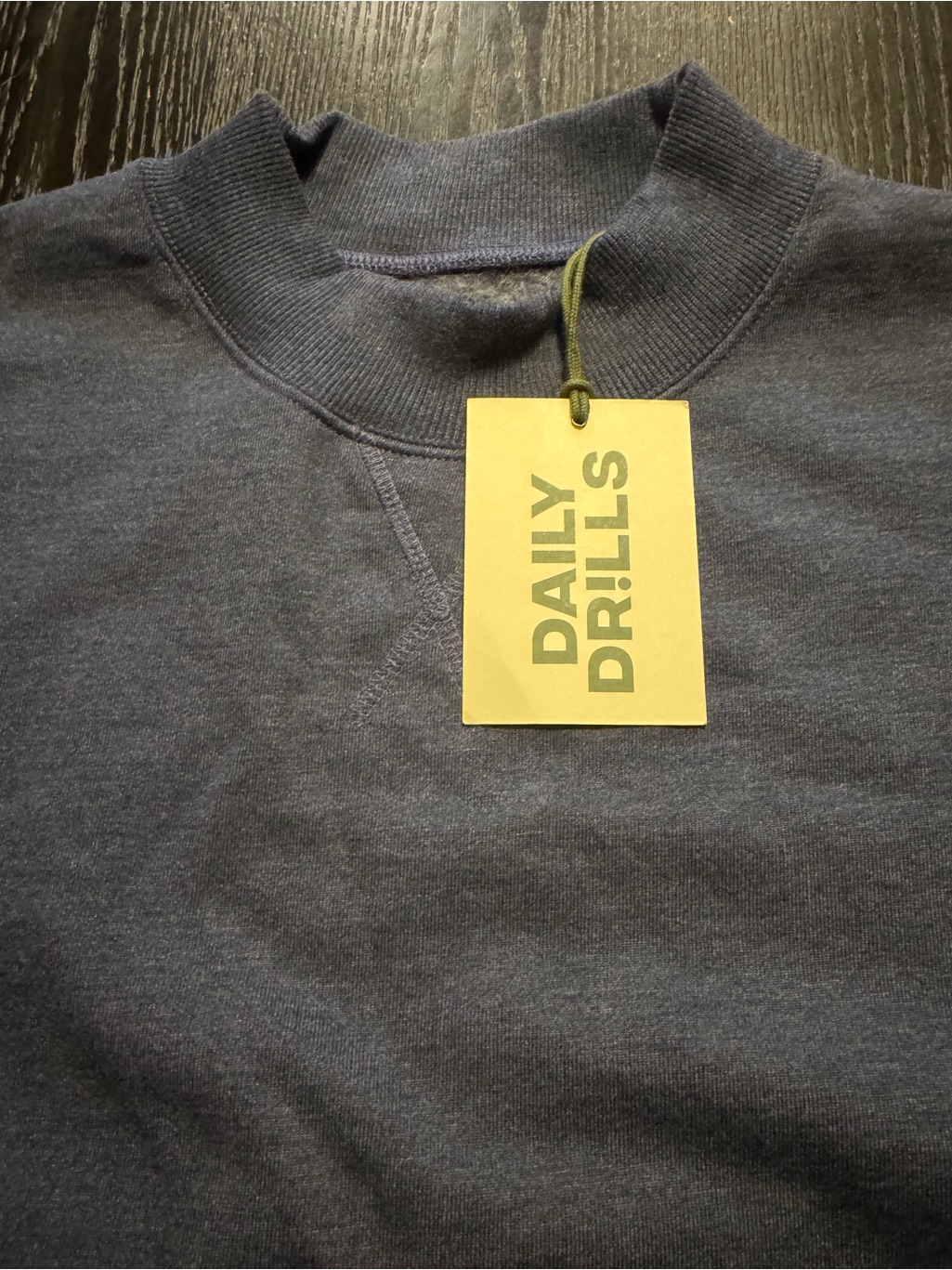 Daily Drills Fleece Vintage Crew Neck Sweater — image 4 of 4